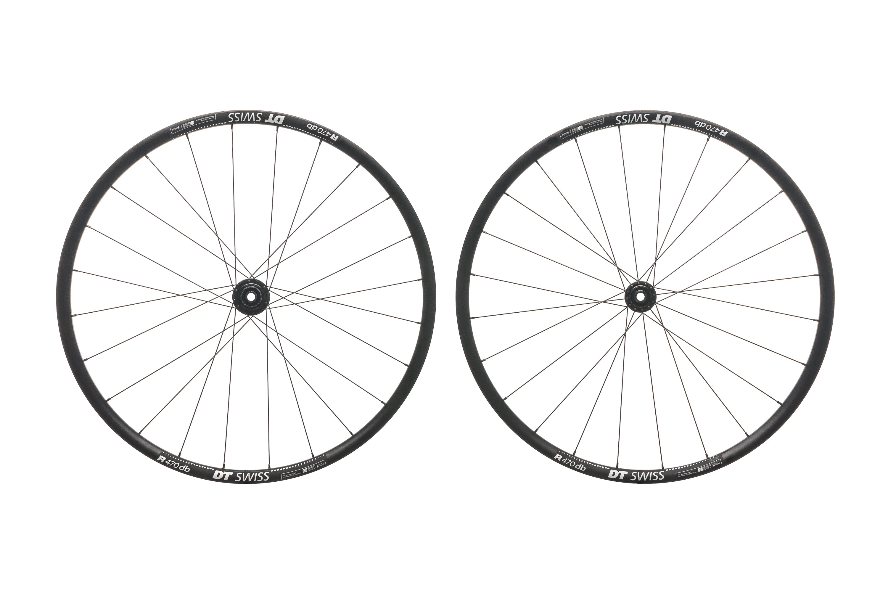 DT Swiss R470 DB Aluminum Tubeless 700c Wheelset | The Pro's Closet