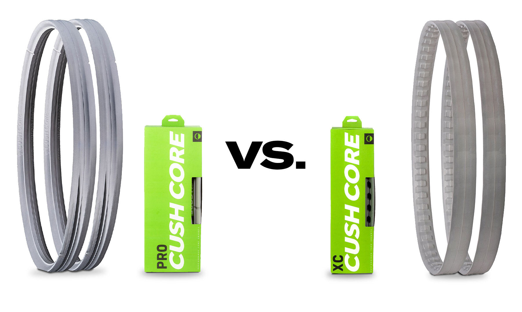 CushCore XC vs. CushCore Pro Weight Installation Tire Inserts