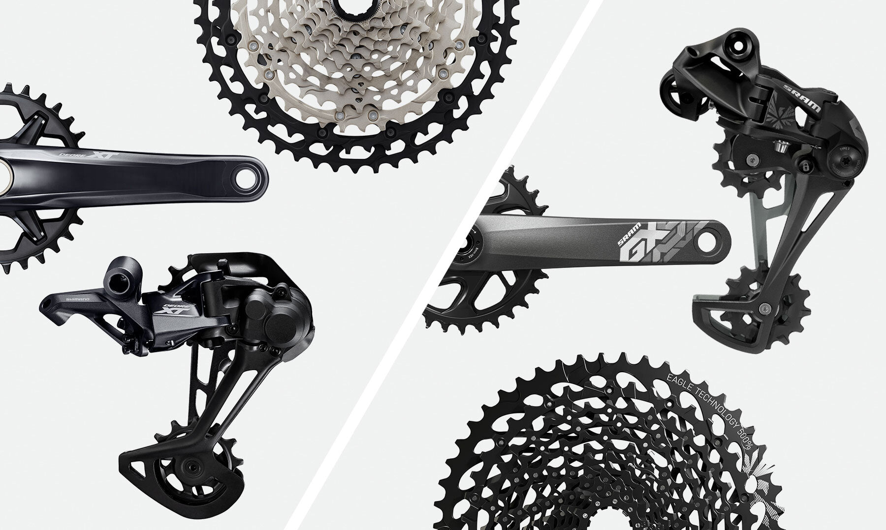 Shimano Deore XT vs SRAM GX Eagle Plus SRAM SX Eagle vs Shimano Deore ...