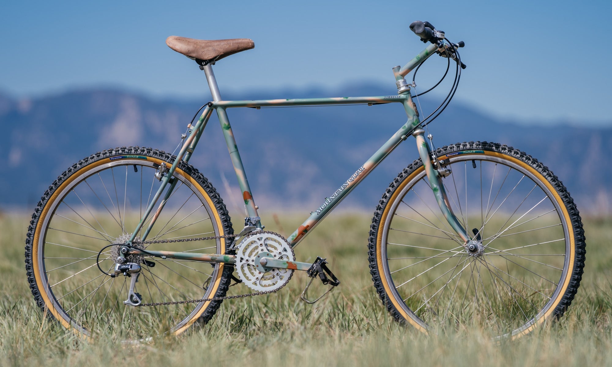 Handbuilt Prehistoric Camo: 1988 Mountain Goat Dinoflage Deluxe