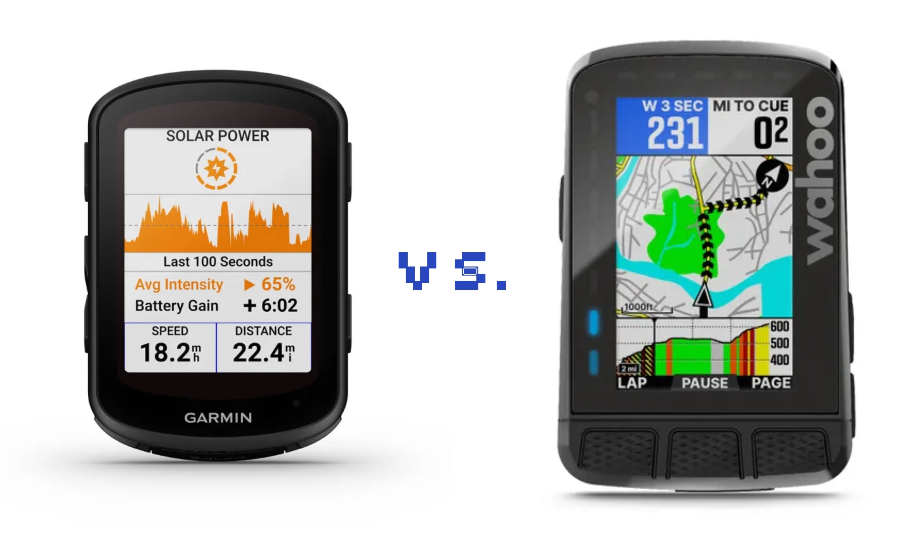 wahoo elemnt garmin connect