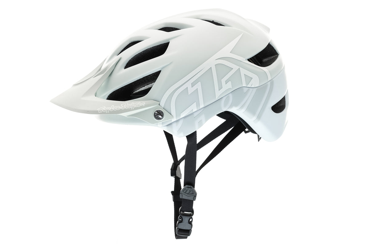 Troy Lee Designs Adult | Trail | All Mountain | Mountain Bike A1 MIPS  Classic Helmet - (Black/White, X-Large/2X-Large)
