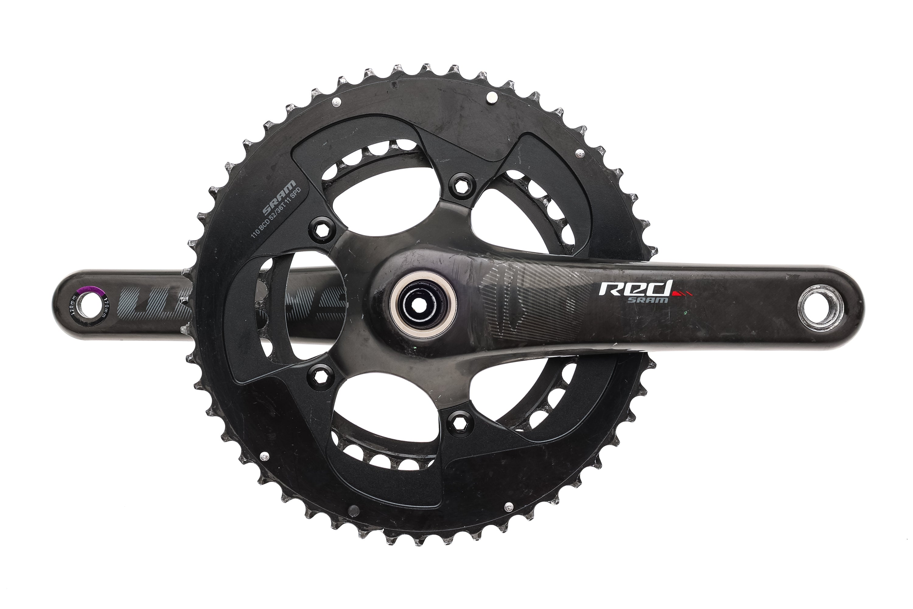 SRAM Red Crank Set 11 Speed 170mm 52/36T GXP | The Pro's Closet