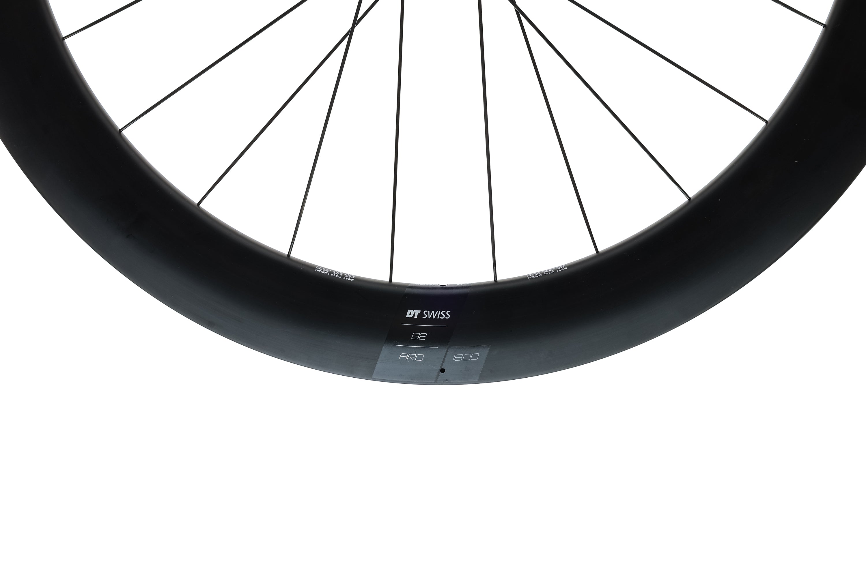 DT Swiss ARC 1600 DICUT 50/62 Carbon Tubeless 700c Wheelset