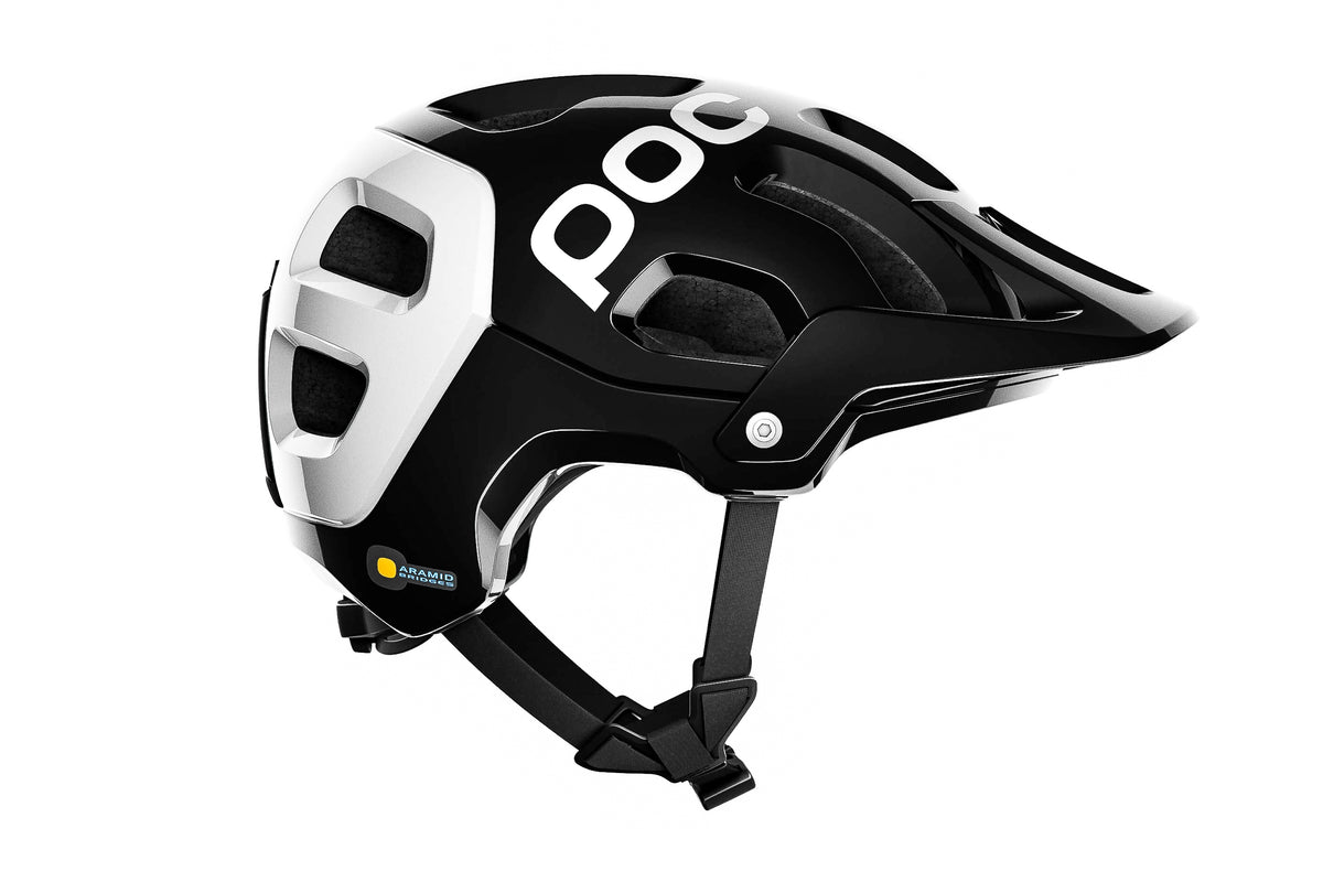 POC Tectal Race SPIN Bike Helmet Uranium Black/H | The Pro's Closet