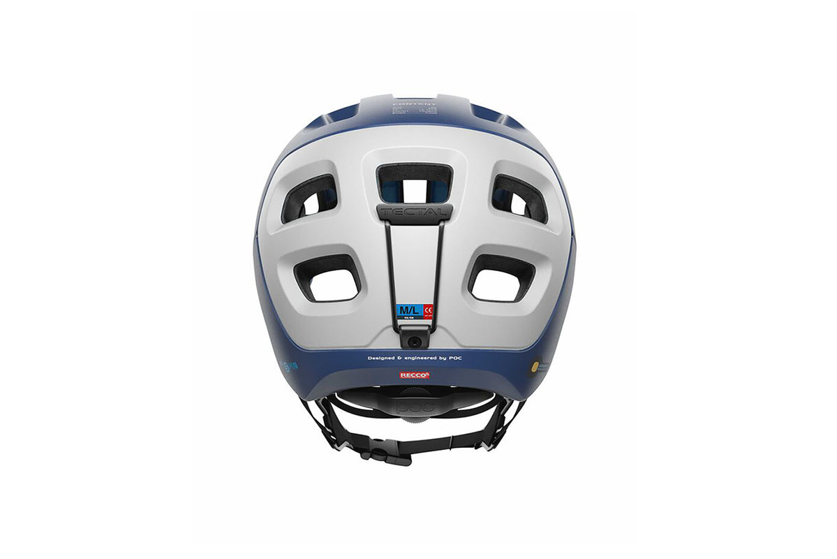 POC Tectal Race Spin Bike Helmet Lead Blue/Hydro | The Pro's Closet