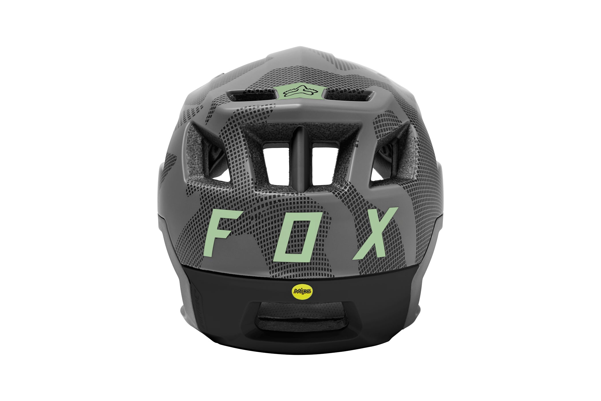 Fox Racing Dropframe Pro Bike Helmet Grey Camo