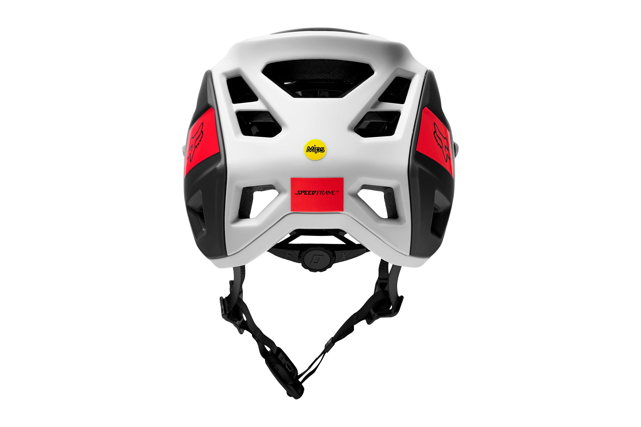 Fox Racing Speedframe Pro Blocked Helmet - White/Black - Small