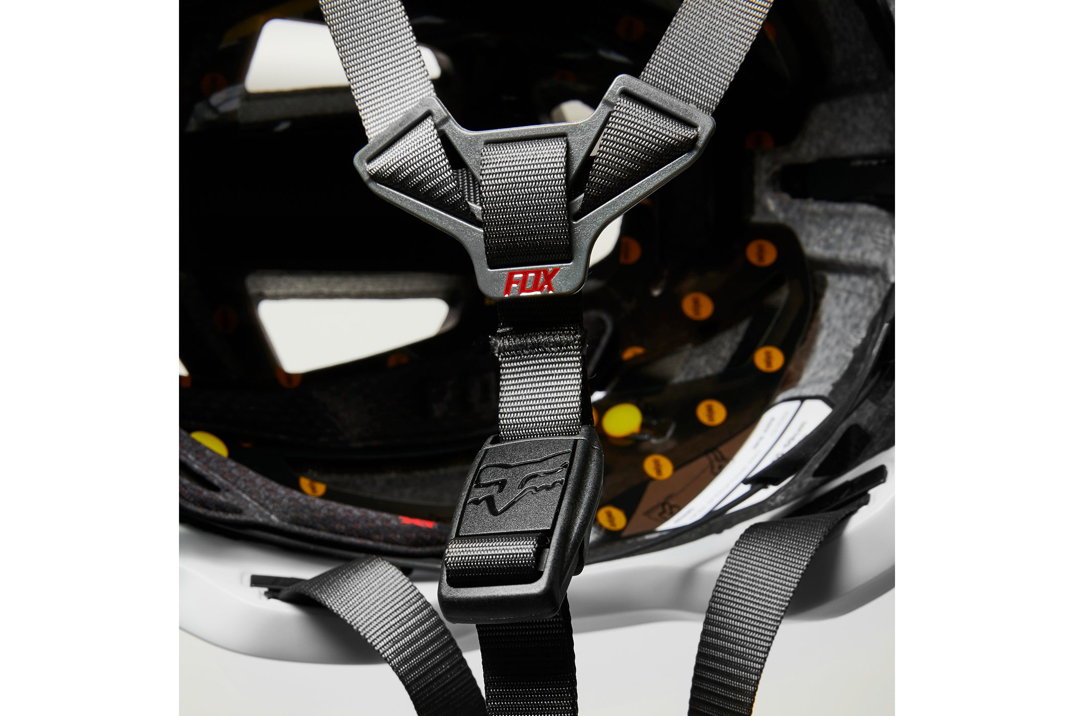 Fox Racing Speedframe Pro Blocked Helmet - White/Black - Small