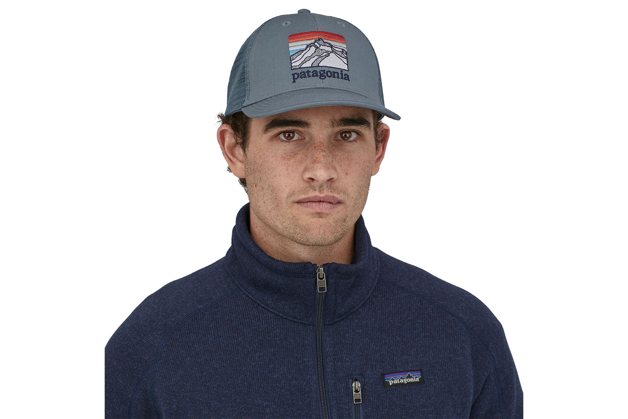 Casquette Patagonia Line Logo Ridge LoPro Trucker vert thé I Urban