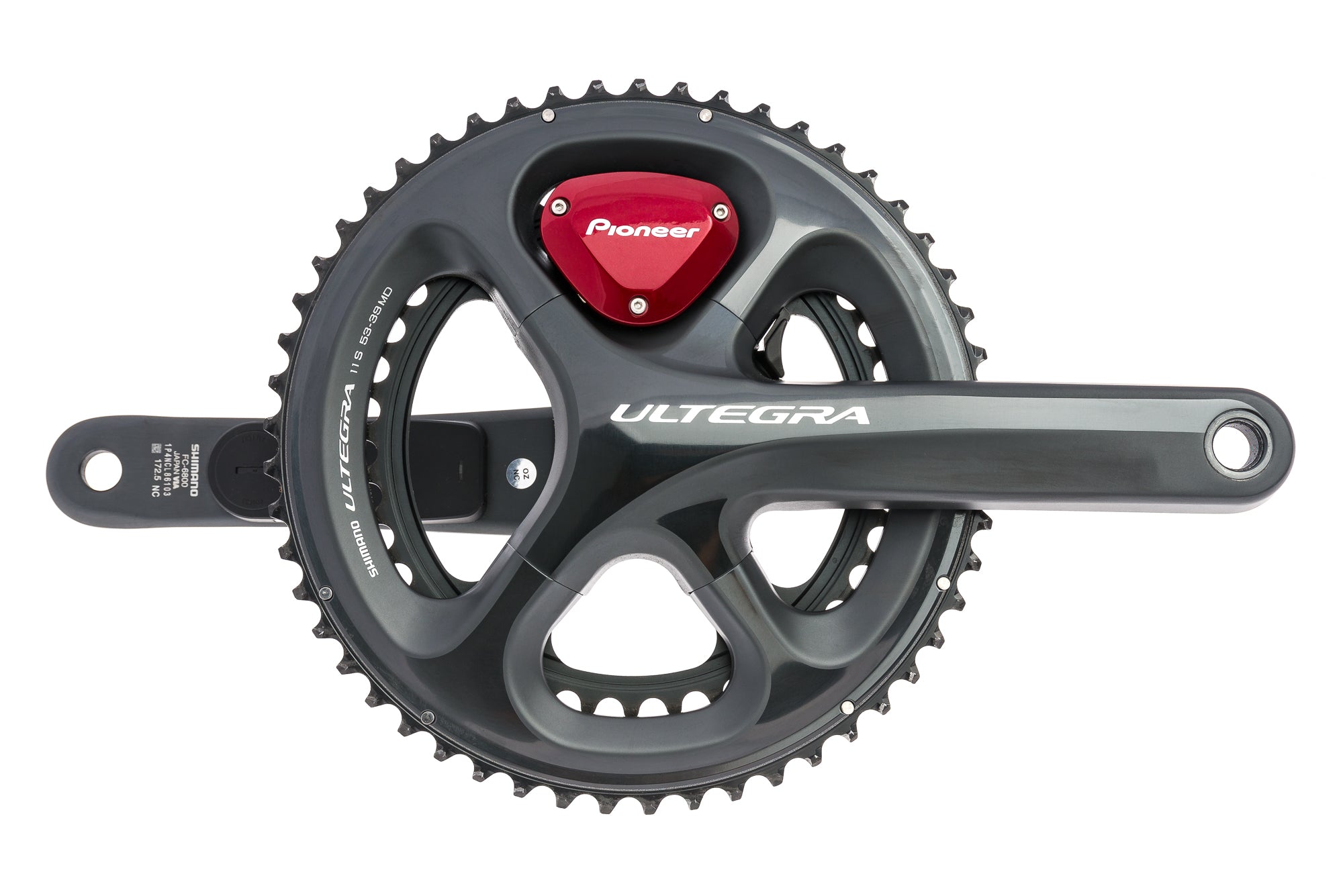 Pioneer Shimano Ultegra FC-6800 Dual Leg Power Meter Crank Set 11 Speed  170mm 50/34T Hollowtech II 110mm BCD