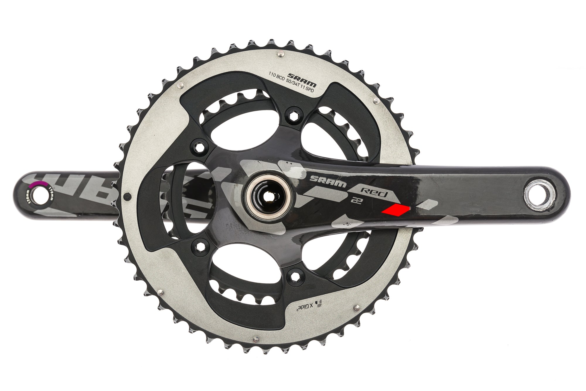 SRAM Red 22 Crankset 11 Speed 170mm 50/34T 110mm BCD GXP