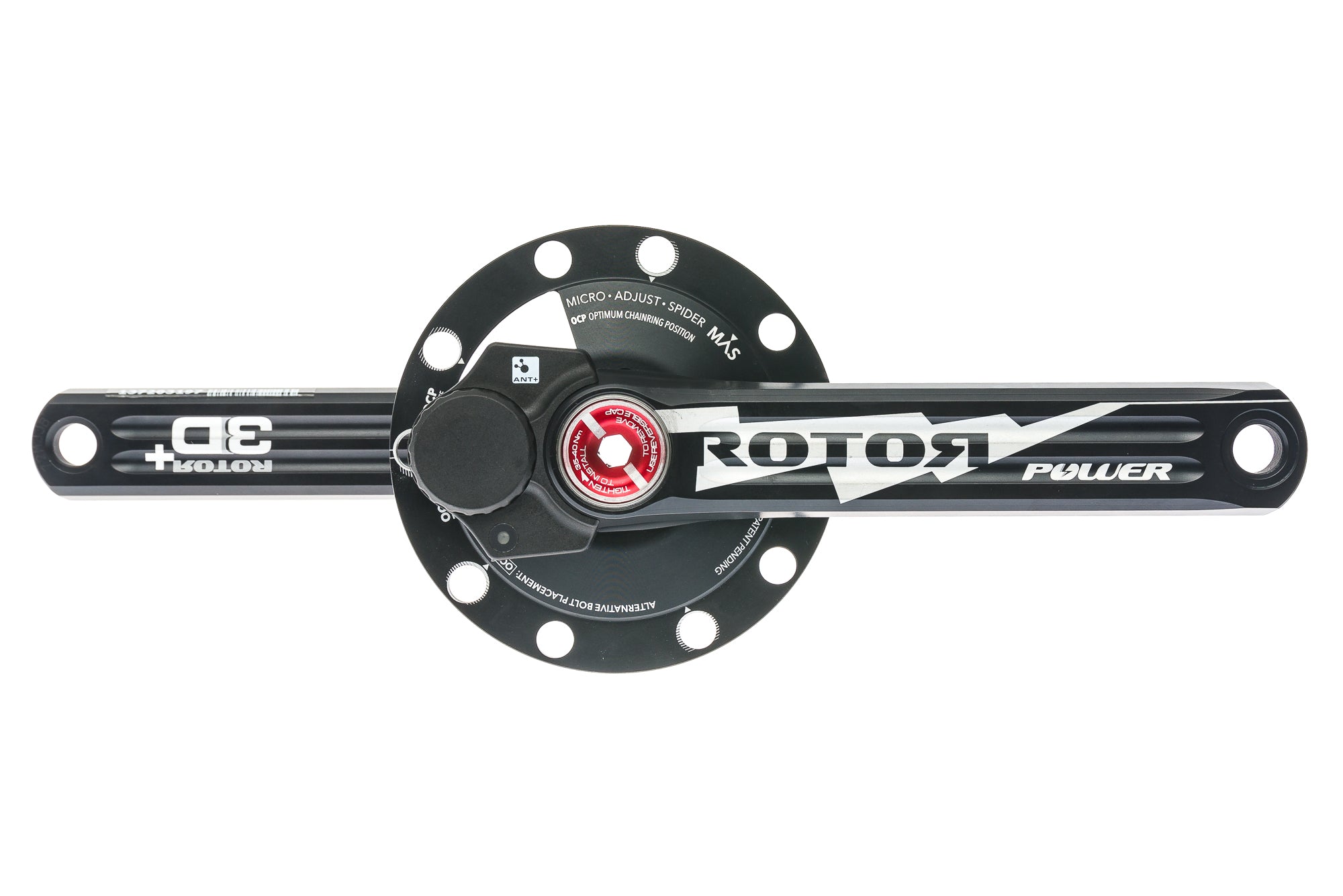 Rotor 3D+ Dual Power Meter Crank Arms 172.5mm 110mm BCD BB30 MAS