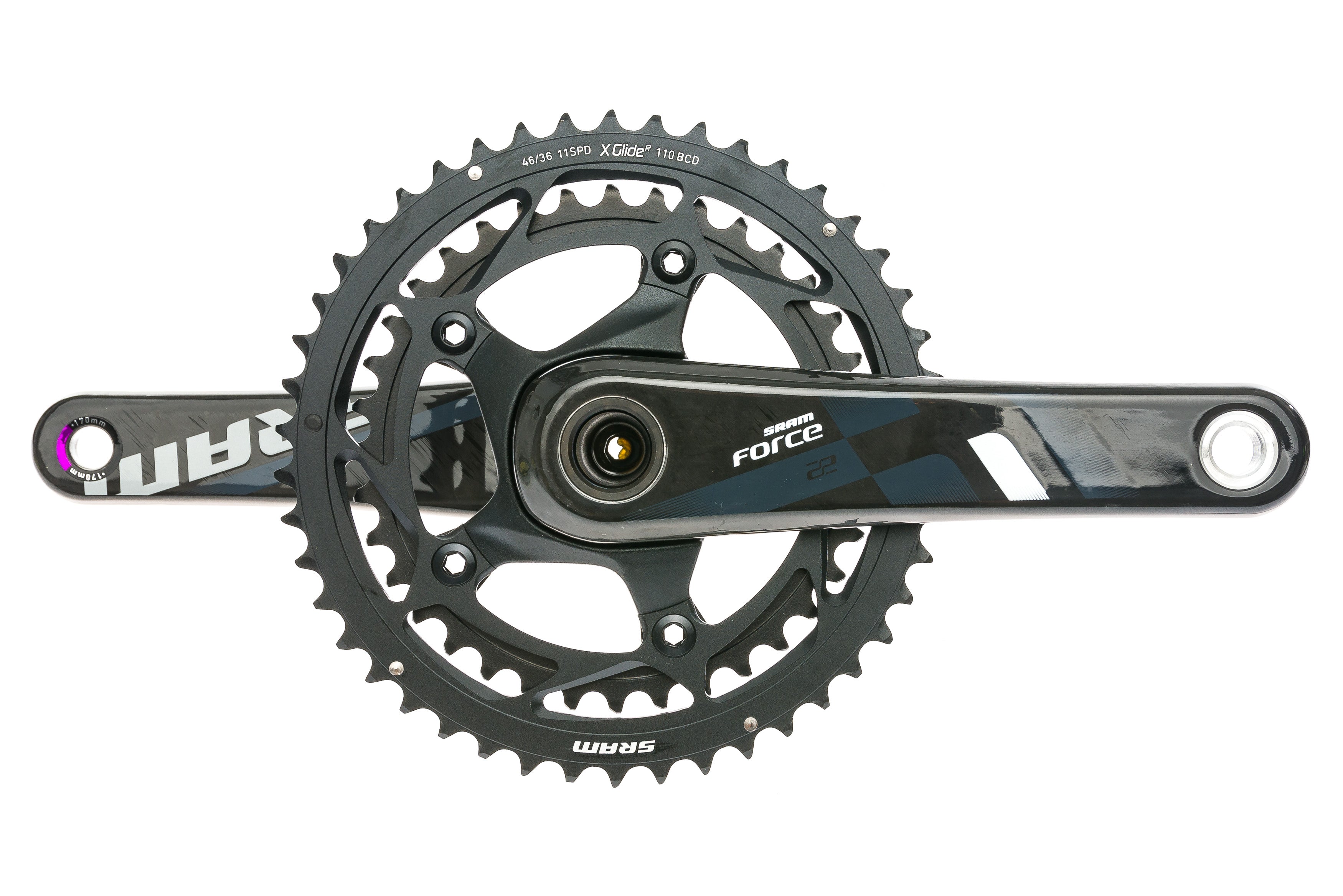 SRAM Force 22 Crankset 11 Speed 170mm 46/36T X-G | The Pro's Closet