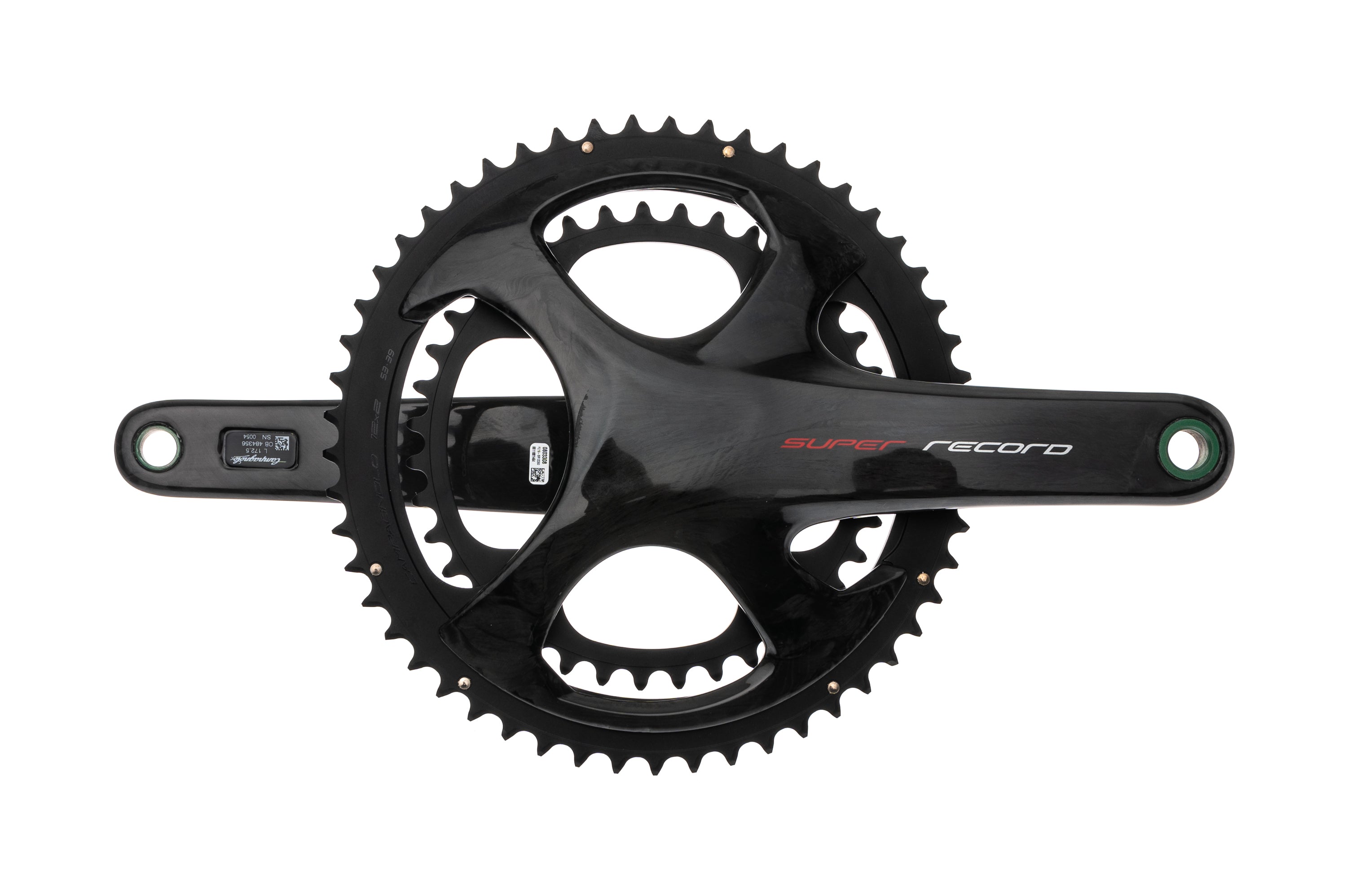 Campagnolo Super Record Crankset 12 Speed 172.5mm 53/39T 112/145mm BCD  Ultra Torque