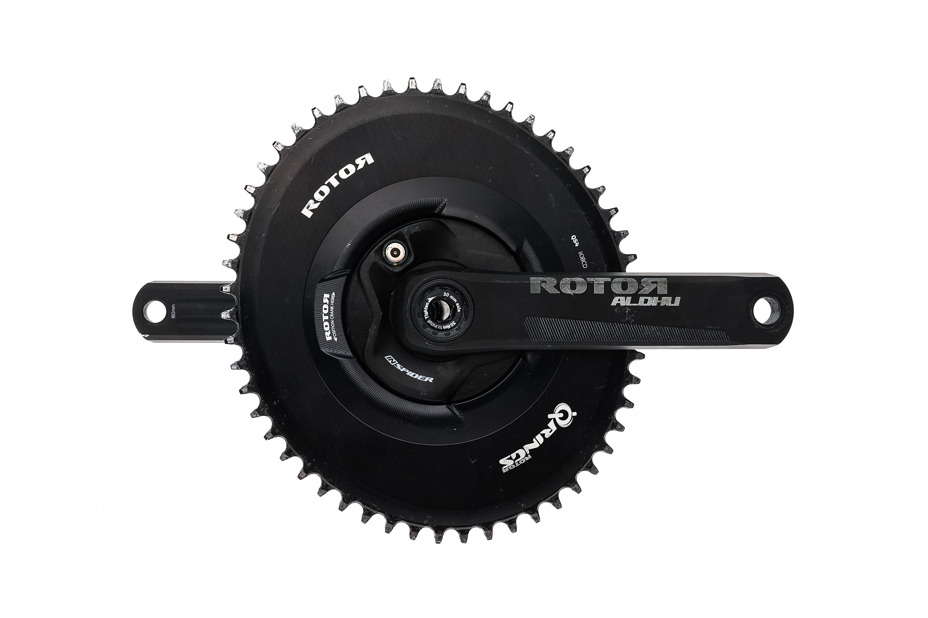 Rotor Aldhu INSpiderCrankset 11 Speed 160mm 54T 110 BCD BB30