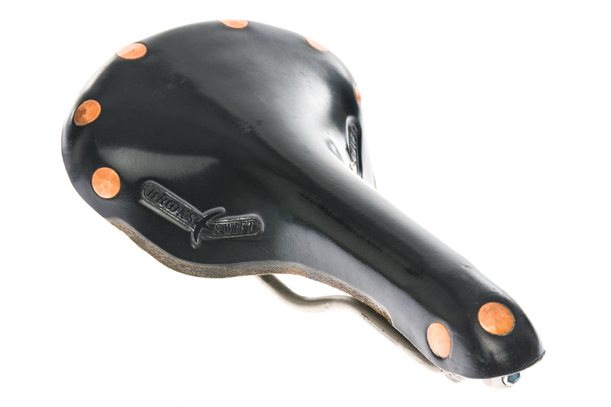 Brooks Swift Saddle 150mm Titanium Rails Black w | The Pro's Closet