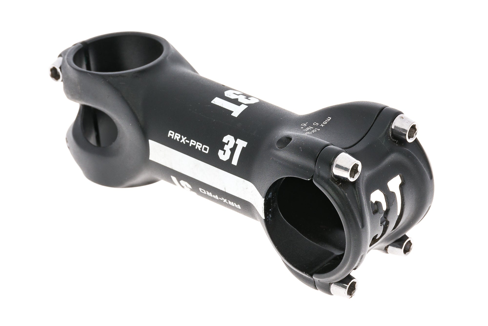 3T ARX-PRO Stem 31.8 x 90mm 6 Degree Aluminum Black/White