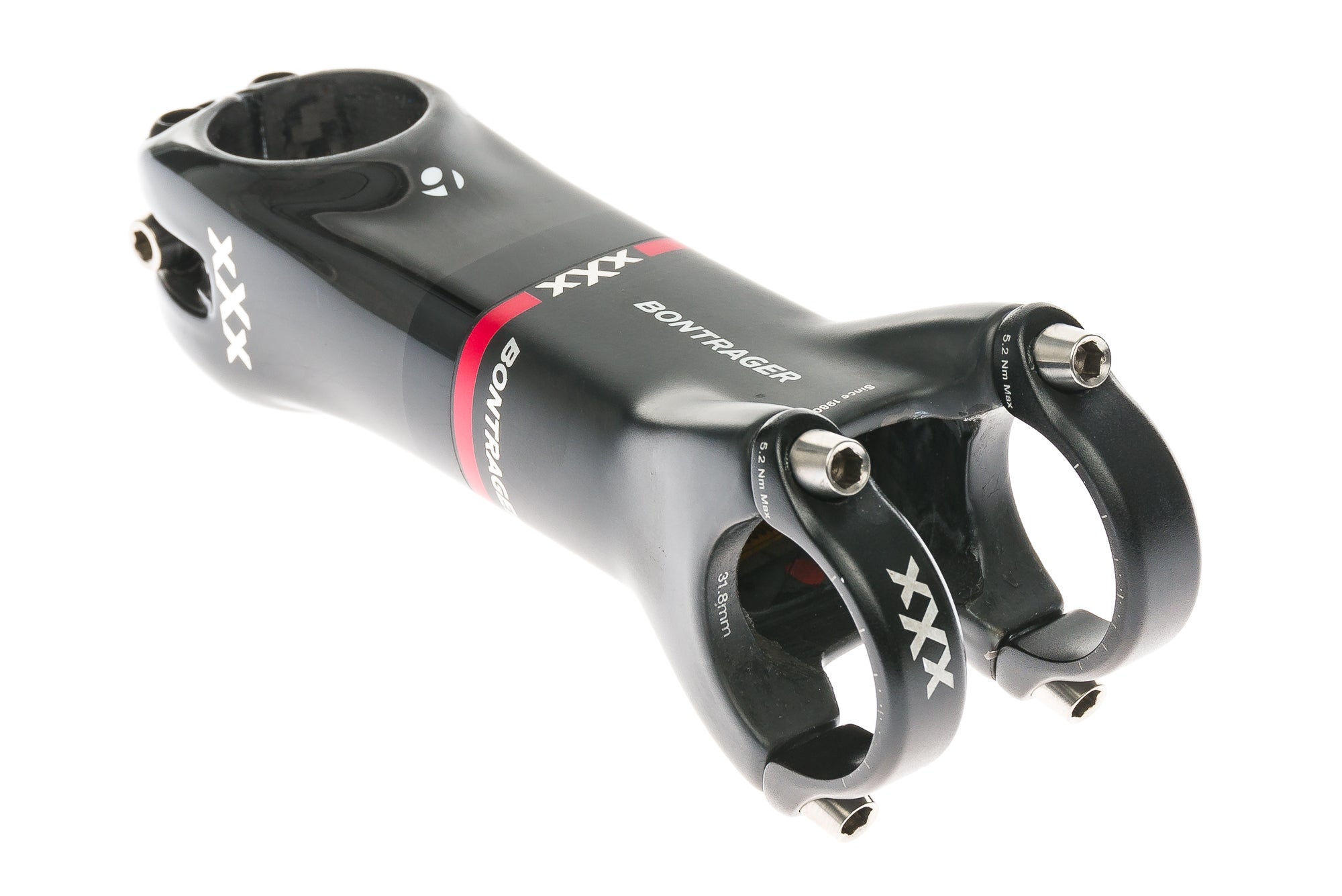 Bontrager XXX Carbon Stem 31.8mm Clamp 120mm 7 Degree Black