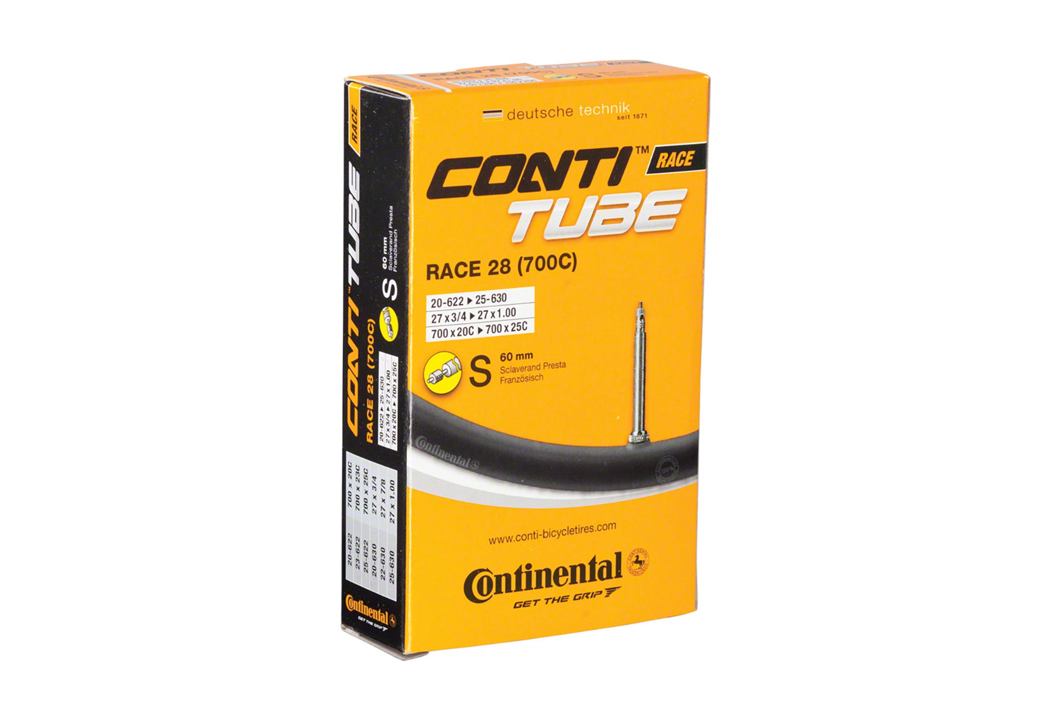 Continental Race 28 Tubes 700 x 20 25mm 60mm Presta Valve The