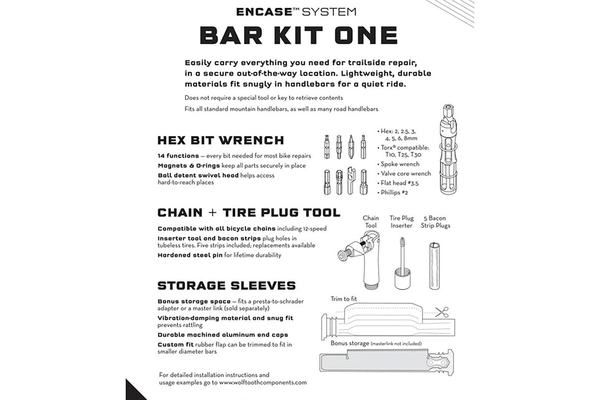 EnCase System Bar Kit One