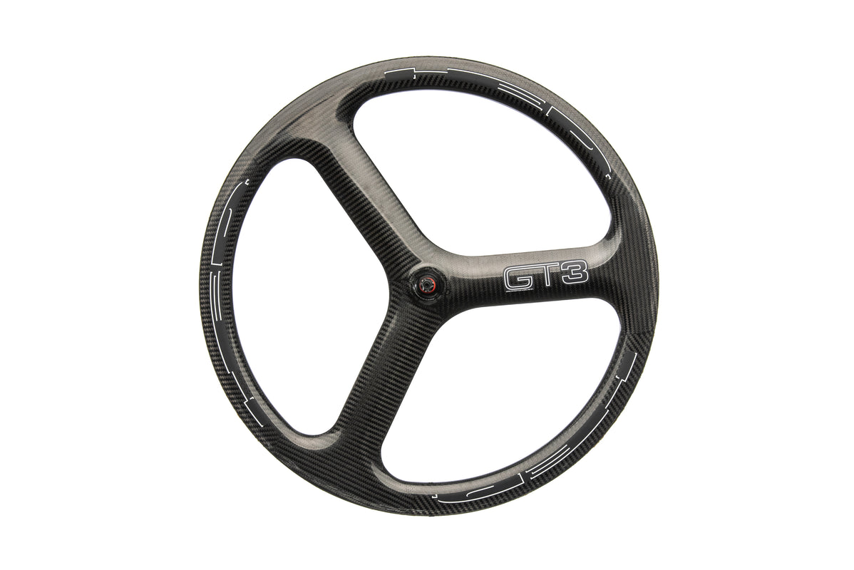 HED GT3 Trispoke Carbon Tubular Front wheel | The Pro's Closet