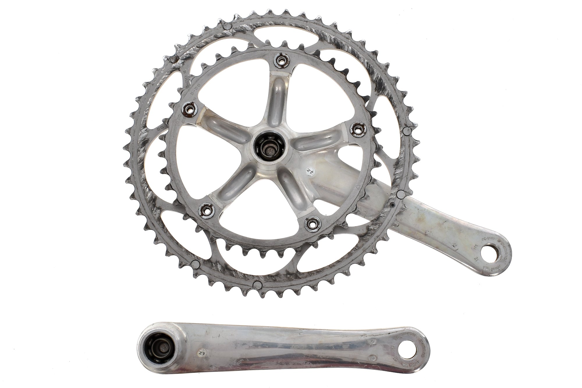 Shimano Ultegra FC-6500 Crank Set 53/39T 175mm 130BCD 9 Speed Road Bike