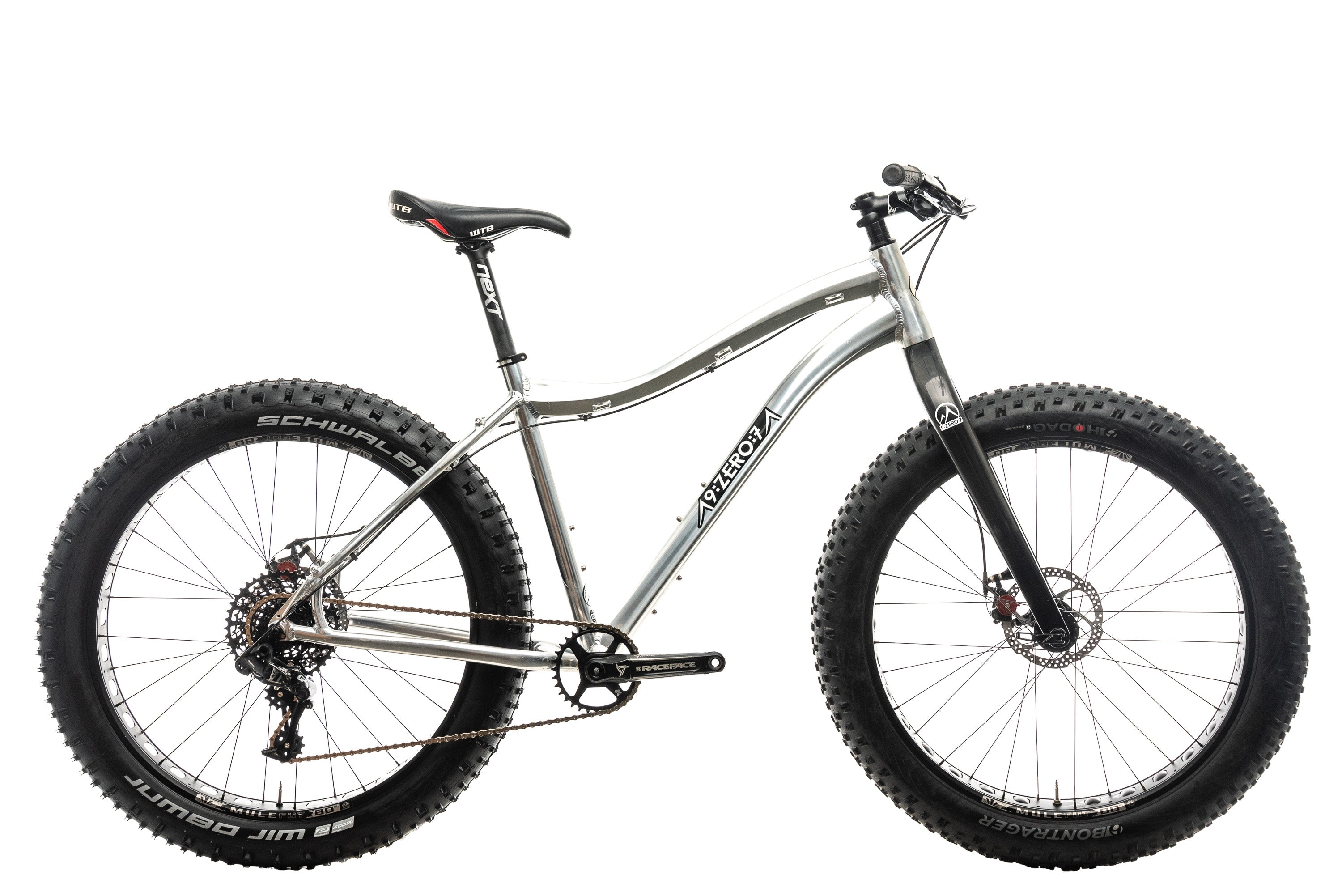 9 Zero 7 Whiteout AL Fat Bike Large