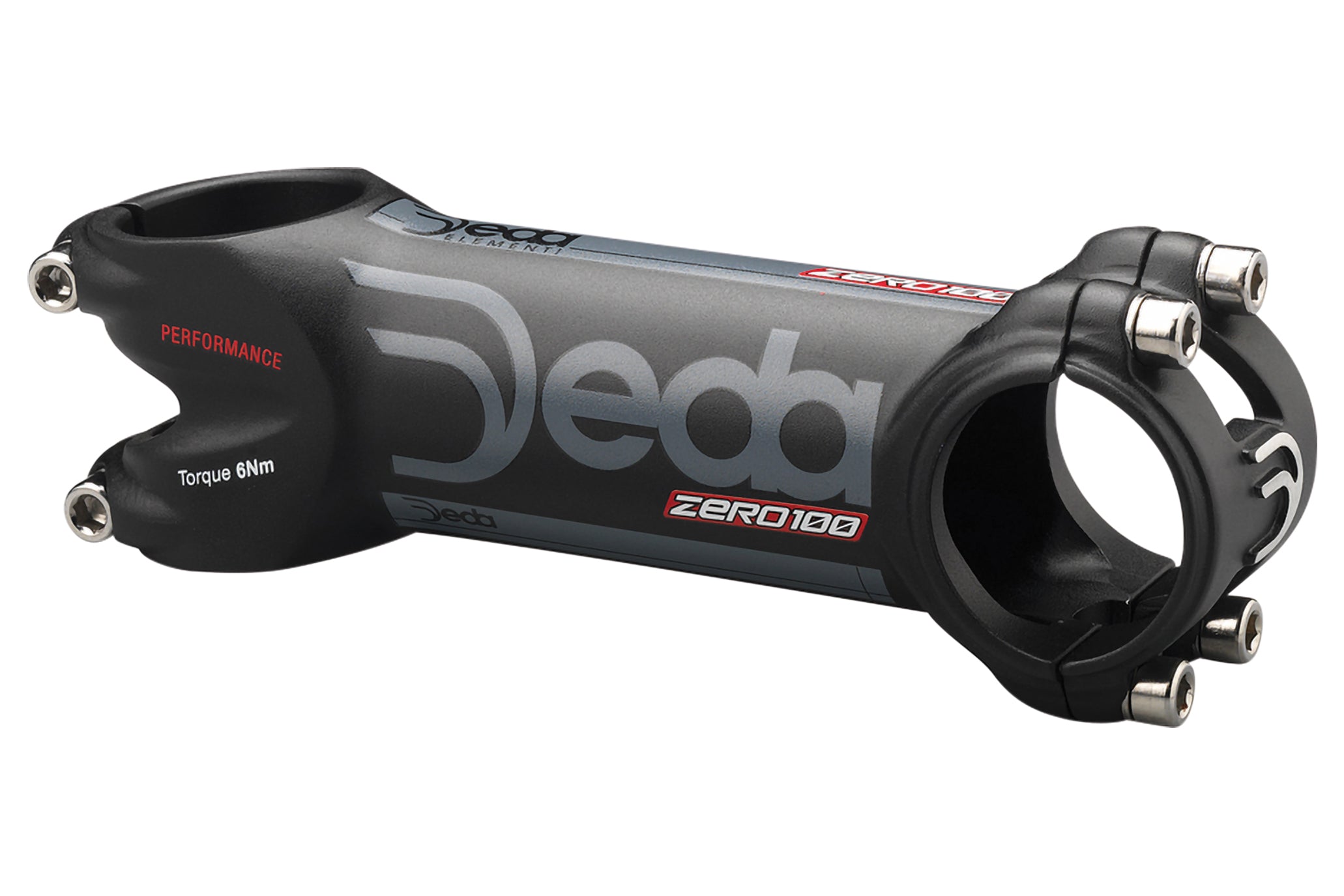 Deda Zero 100 BOB Stem 120mm 8 Degree Aluminum Black